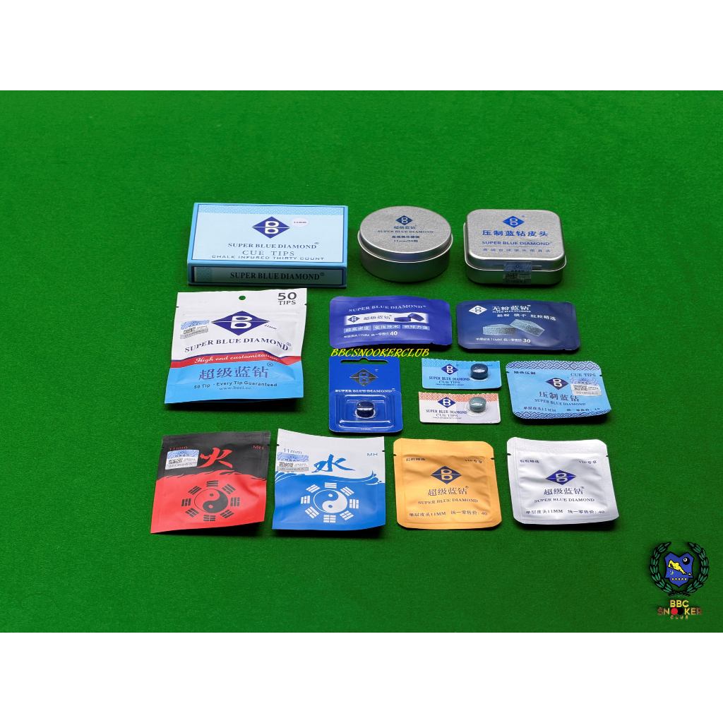 SUPER BLUE DIAMOND SNOOKER CUE TIP