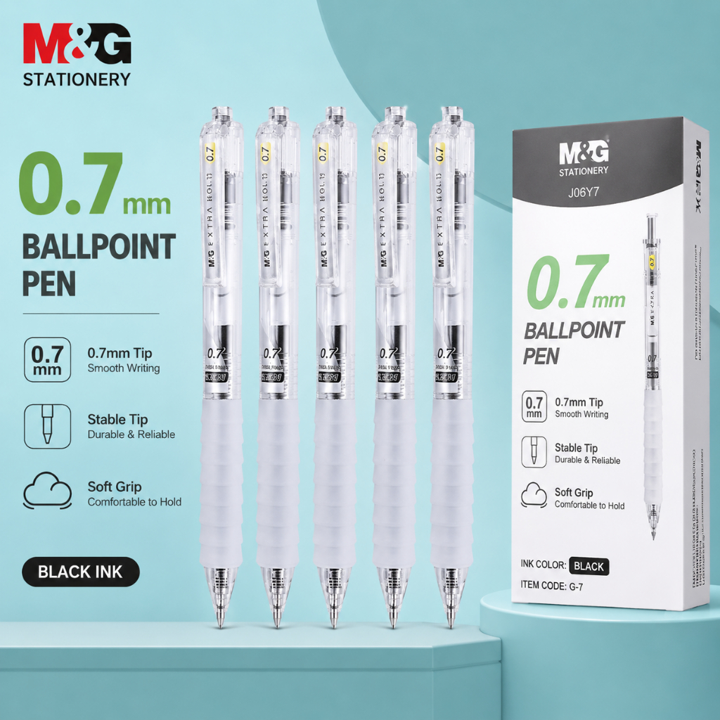 M&G J06Y7 ปากกาเจลหนาพิเศษ หมึกสีดํา 0.7 มม. [1 ชิ้น]