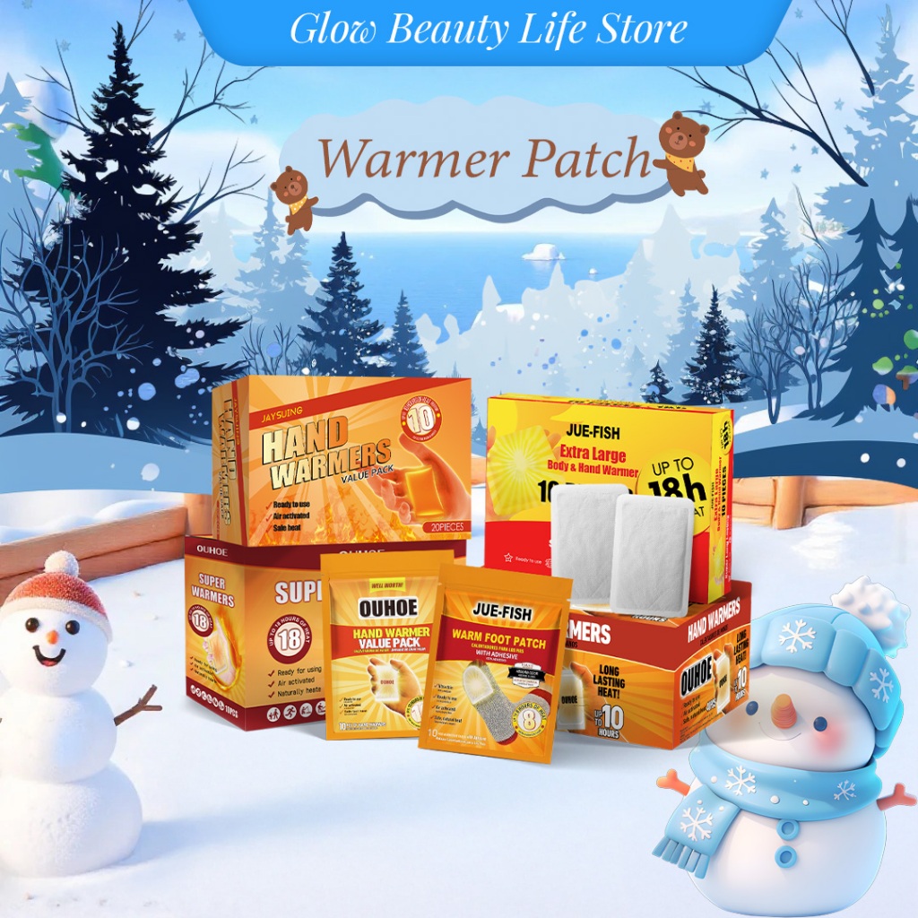 สินค้าขายดีWarmer Pad Hand Warmer Patch Warmer Patch สําหรับฤดูหนาวสูงสุด 10 ชั่วโมง Warm
