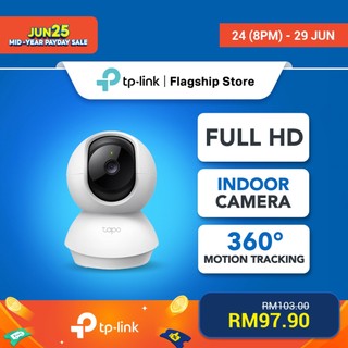 【SIRIM】TP-Link Tapo WiFi CCTV IP Home Security Camera 360 Degree Night Vision 2 Way Audio 1080P FHD C200 C210 TC70 TC71