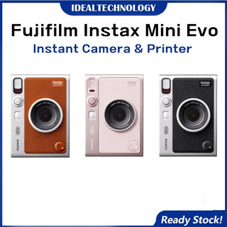 （Ready Stock）Fujifilm instax mini Evo  2 in 1 Instant camera USB Type-C charging version