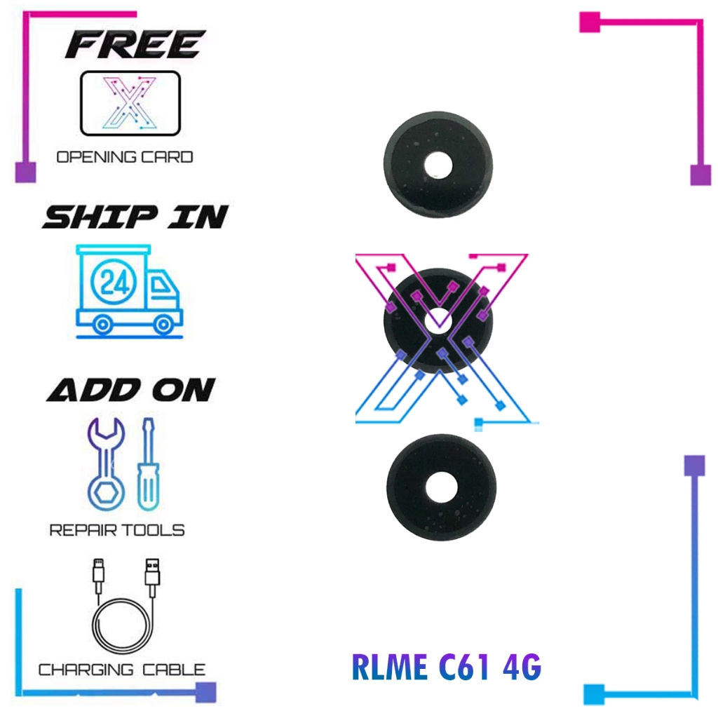 เลนส์กล้องสําหรับ REALME C61 4G RMX3930 - เลนส์ Kaca คุณภาพ Kamera