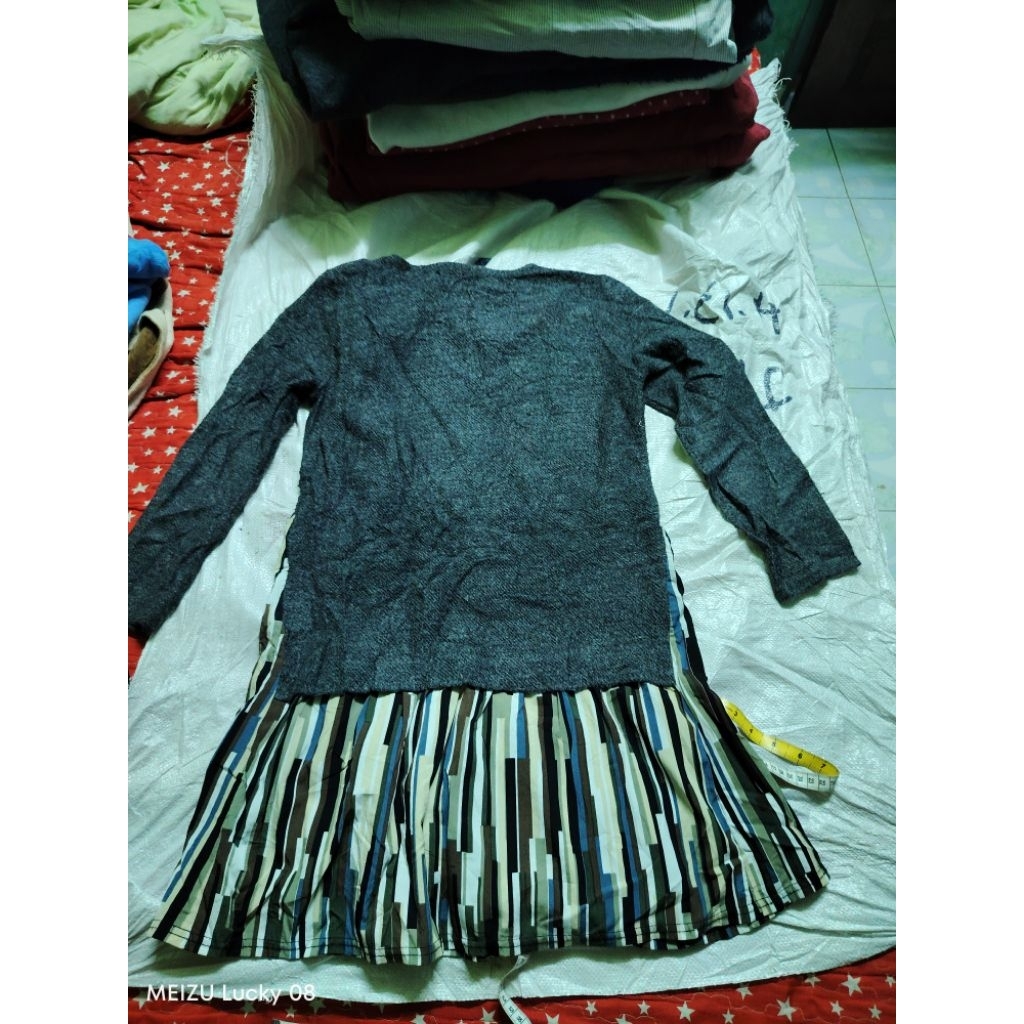 RED MANGO DRESS KOREA MADE SIZE 18.5X33 INCH