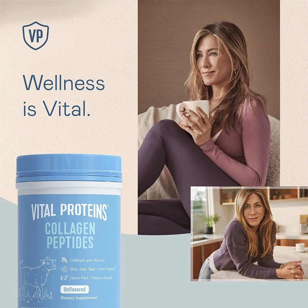 Grass-fed Collagen Peptide อาหารเสริมโภชนาการคอลลาเจนผงคอลลาเจนเปปไทด์โปรตีนผง 567g