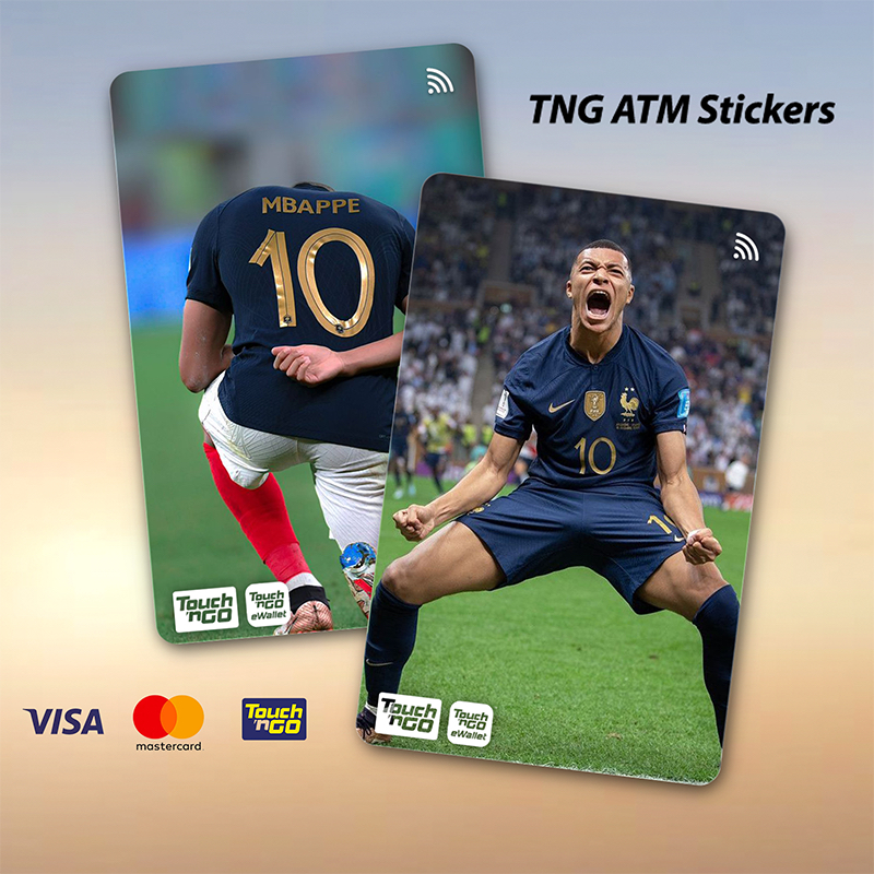 KYLIAN MBAPPE TNG - สัมผัส N GO สติ๊กเกอร์ SPIDERMAN CARD / ฝาครอบสติ๊กเกอร์ ATM, การ์ด TNG, การ์ด A