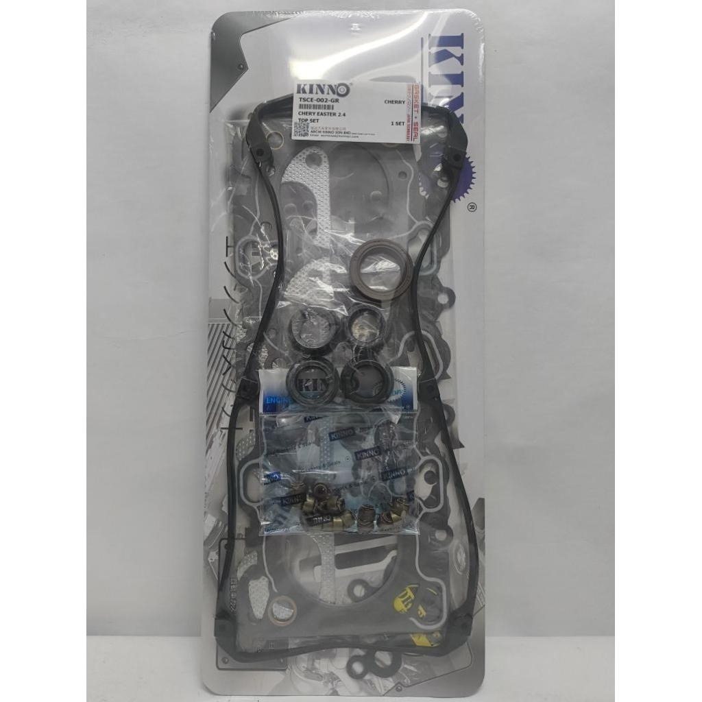 TSCE-002-GR/ TSCE-002-ST KINNO ENGINE TOPSET GASKET (CARBON/METAL) สําหรับ CHERY EASTER 2.4 ENGINE