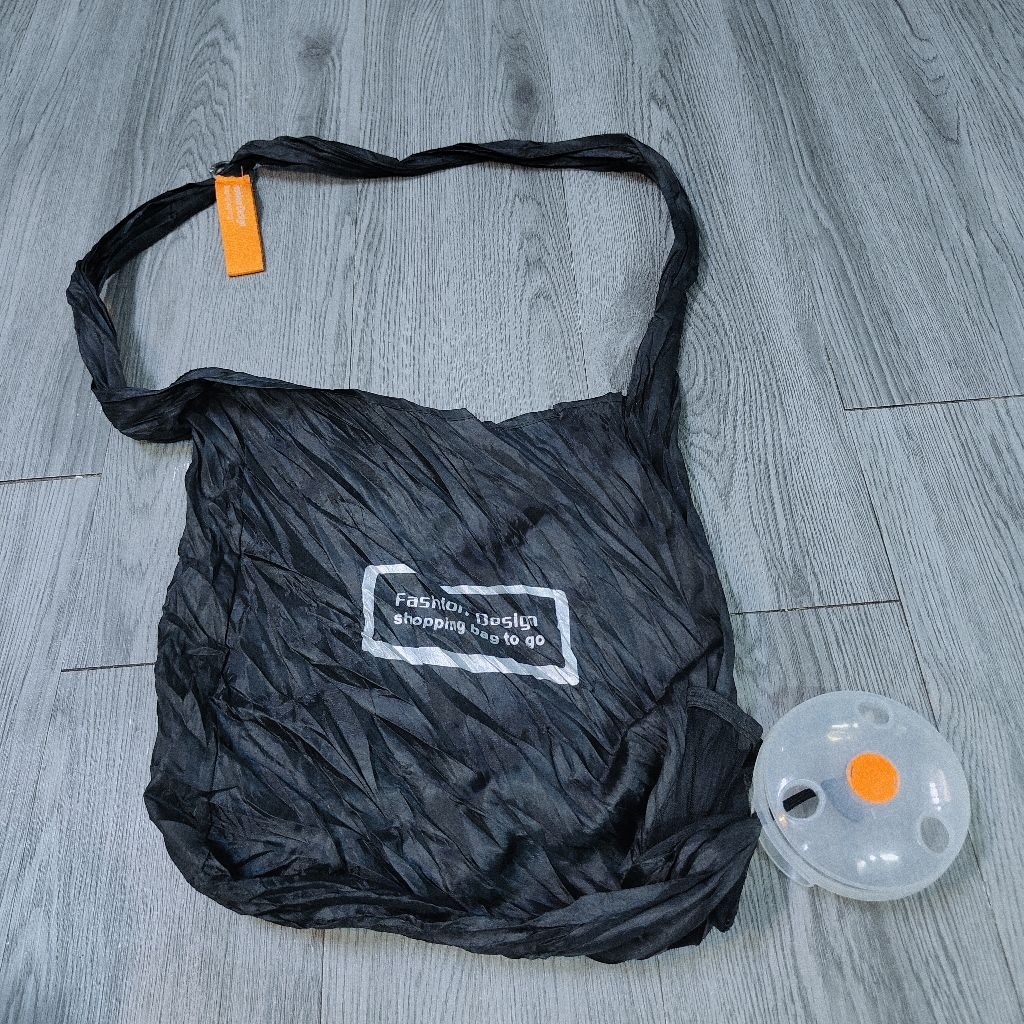 Roll Up Shopping Bag กระเป๋า Eco แบบพับได้ Travel Casual Bag