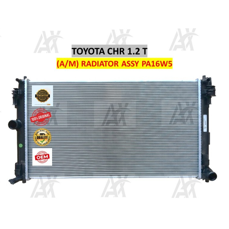 TOYOTA CHR 1.2 T (A/M) 1LAYER [FIN5] RADIATOR ASSY PA16W5