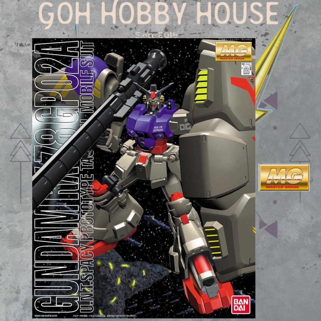 BANDAI MG 1: 100 GUNDAM RX-78 GP02A/GUNDAM