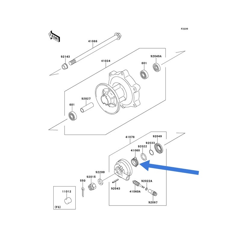 เรือนไมล์ KAWASAKI KR150 (OEM) 41606-1133