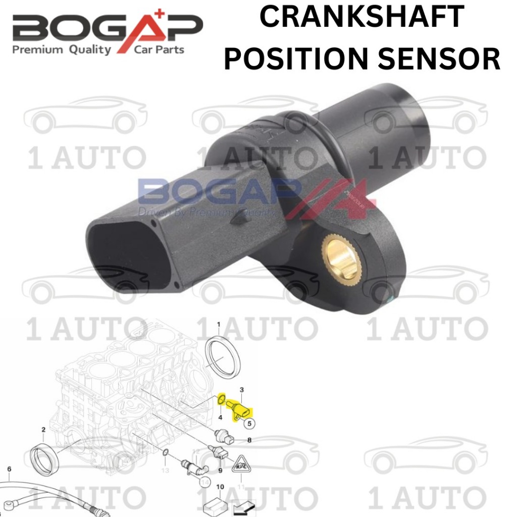 BOGAP CRANKSHAFT SENSOR BMW N42 N45 N46 ENGINE E87 E90 E46 E84 E85