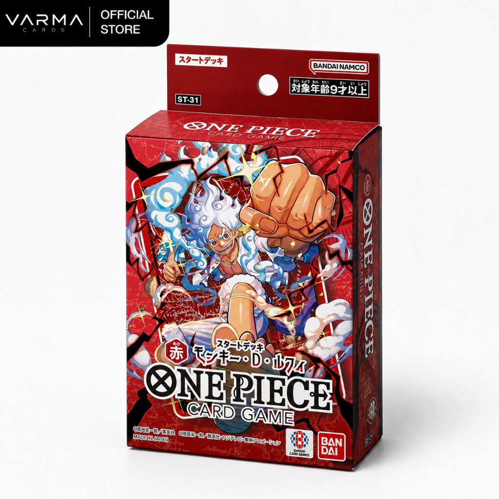การ์ดเกมวันพีซ Red Monkey D Luffy ST31 สํารับเริ่มต้น