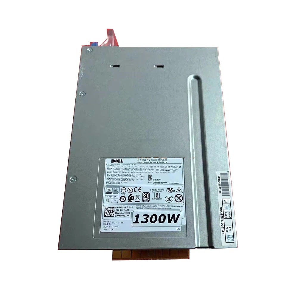แหล่งจ่ายไฟ Dell Precision T7910 T7810 1300W PSU 0T31JM T31JM