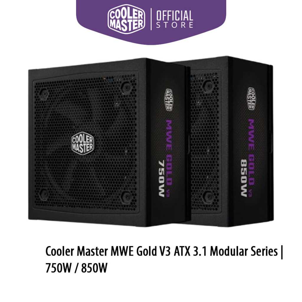 Cooler Master MWE Gold V3 ATX 3.1 Modular Series 750W / 850W