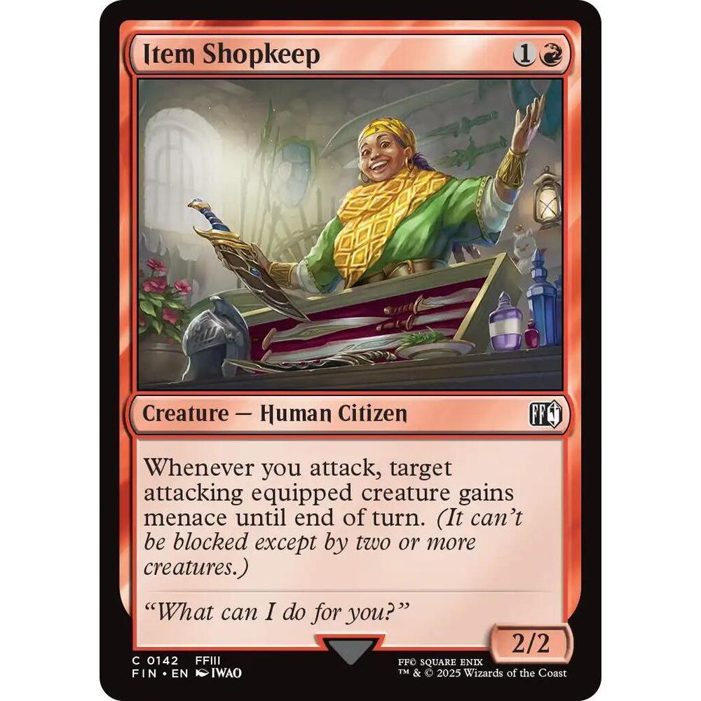 MTG: (FIN) C 142 - Item Shopkeep Single Card Final Fantasy