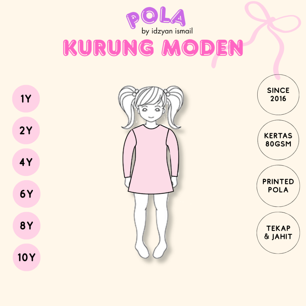 MODERN BOYS KURUNG PATTERN | MODERN CHILDRENS KURUNG PATTERN | เสื้อ PATTERN เท่านั้น