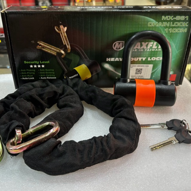 MAXFLY MX 861 Hardness Chain Lock Kit/Lock heavy Duty