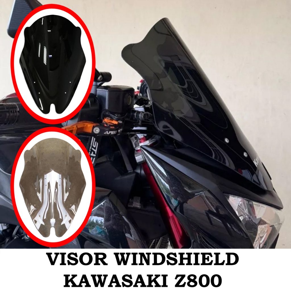 Kawasaki Z800 Visor กระจกกระจก