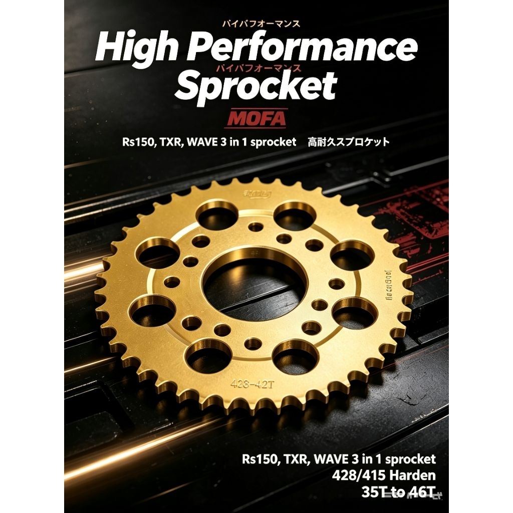 GPX LG250,GPX LEGEND 250 SPROKET 428 SET 1511