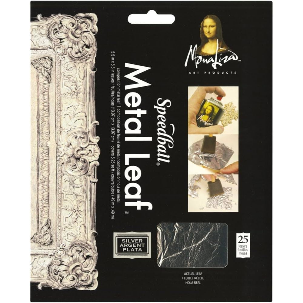 SPEEDBALL Mona Lisa Metal Leaft Composition Silver - 25s