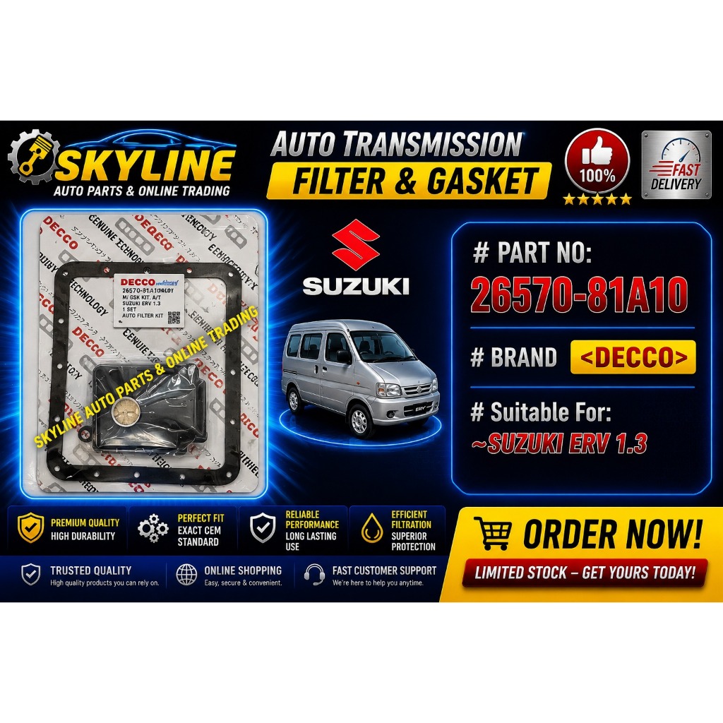 26570-81A10 SUZUKI ERV 1.3 AUTO TRANSMISSION FILTER
