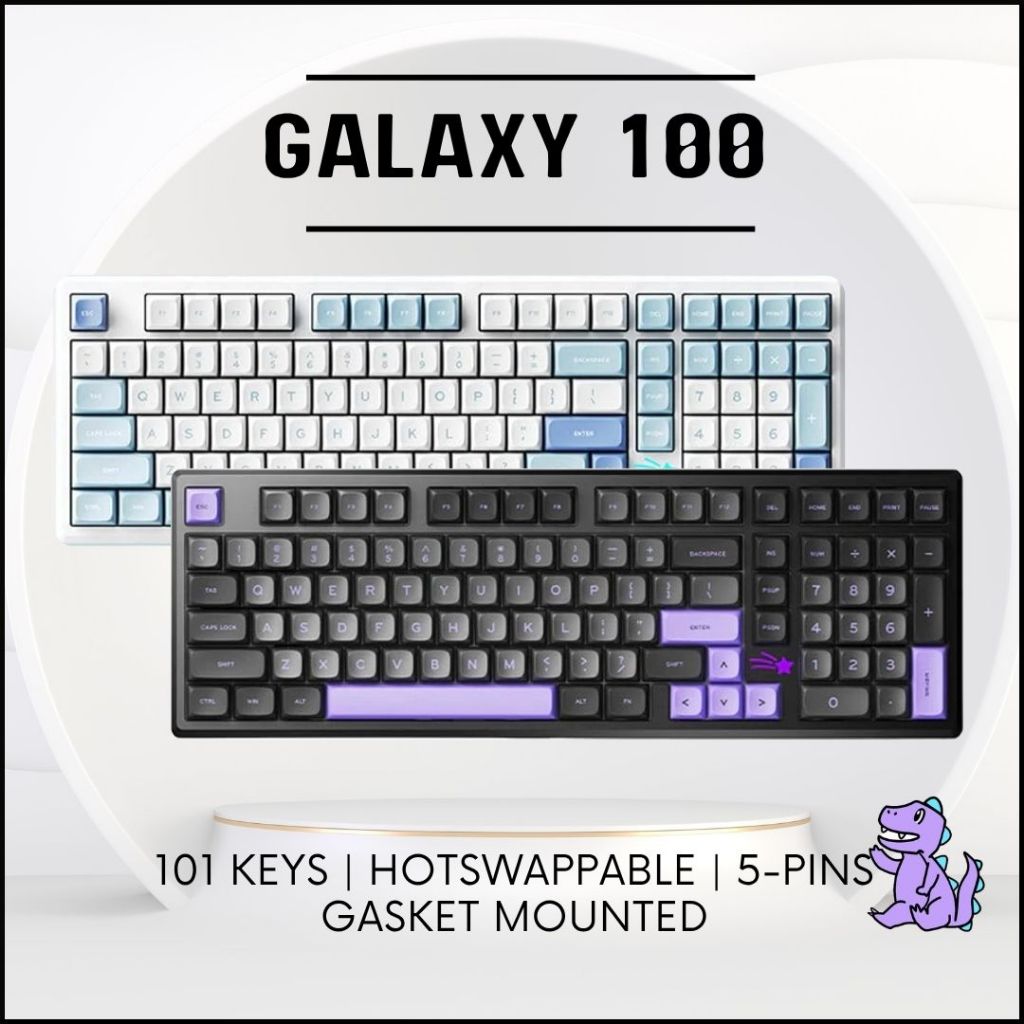 FEKER VTER Galaxy100 Aluminium Wireless Mechanical Keyboard | เค้าโครง 98% | Tri-Mode Bluetooth 5.0 