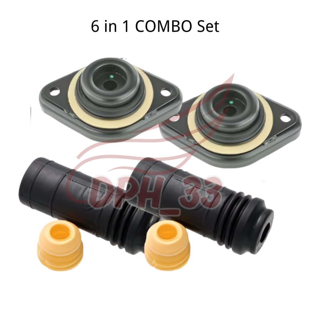[6 IN 1 COMBO SET] ฝาครอบยึดโช้คอัพหลังเพลาบุชสําหรับ Nissan Teana J32 2.0L 2.5L 3.5L 05-13