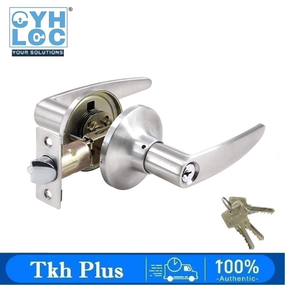 CYH SGTL-8300 Tubular Lever ล็อคประตู c/w 60 มม.-70 มม.สลักปรับ Backset