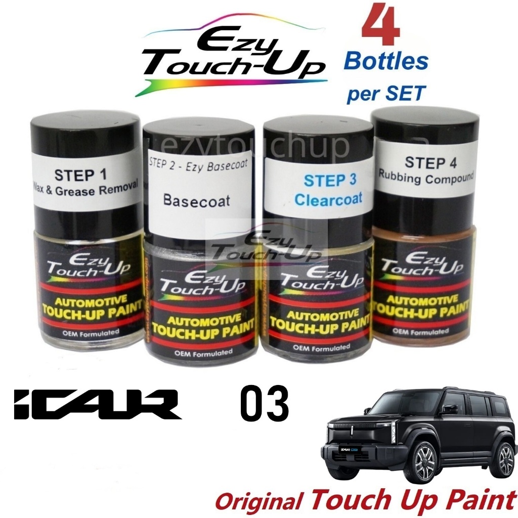 ICAUR 03 Touch Up Paint -EZY Touch Up Combo Set-Touch Up Paint-Scratch-Car