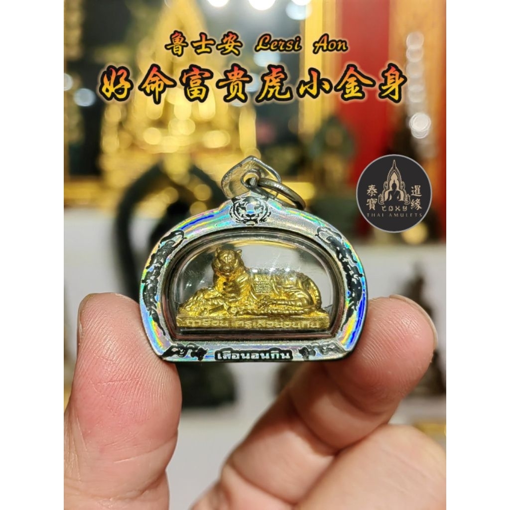 จองเอง ️ Thai Beautiful Big Money Lucky Tiger/Fortune Tiger Little Golden Body Limited Edition!! ️
