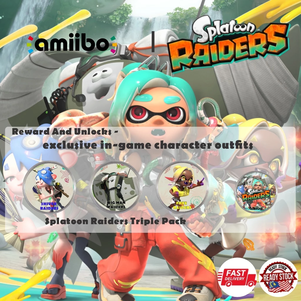 Splatoon Raiders - เหรียญ Amiibo