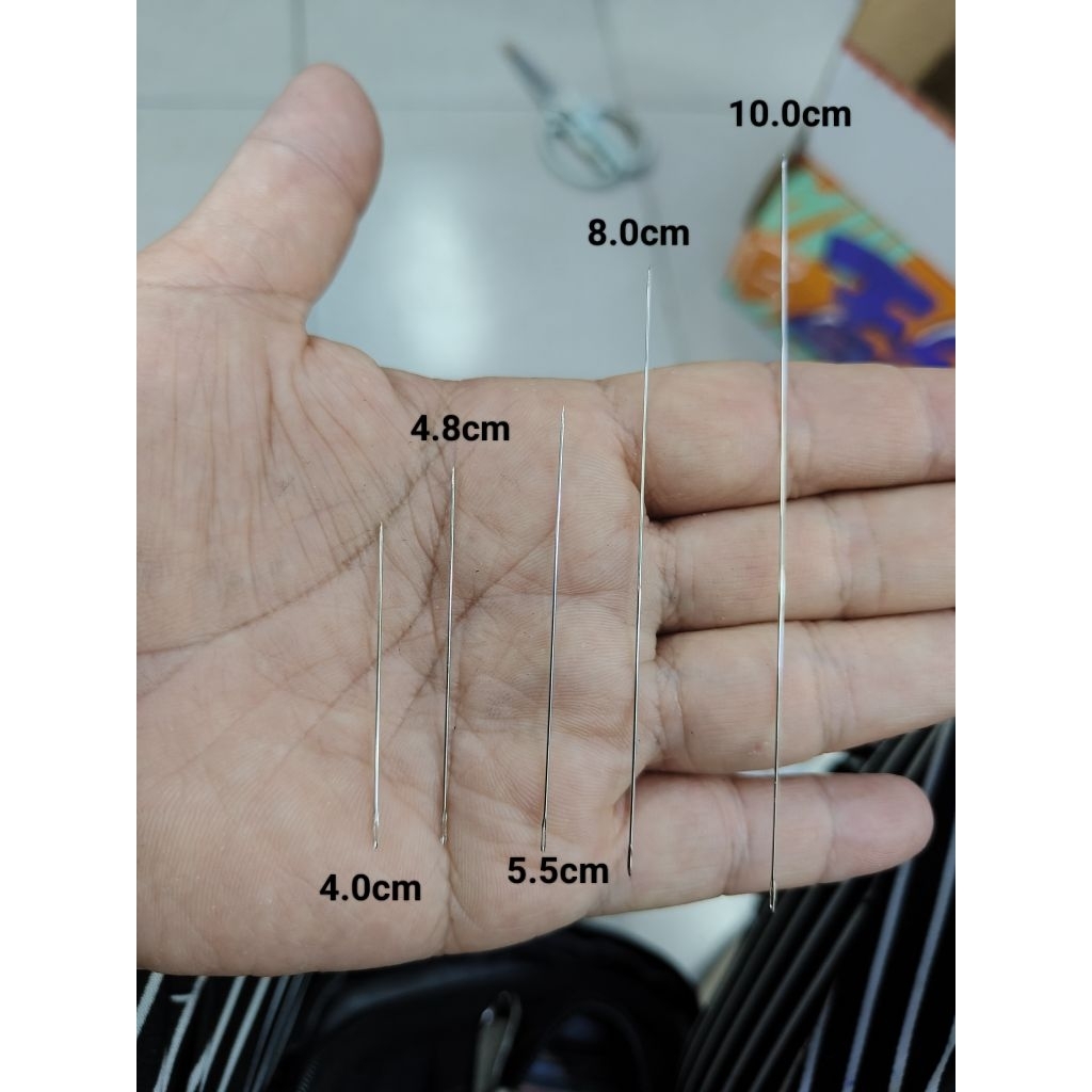 เข็มลูกปัด Jarum Loom 4cm 4.8cm, 5.5cm, 8cm, 10cm