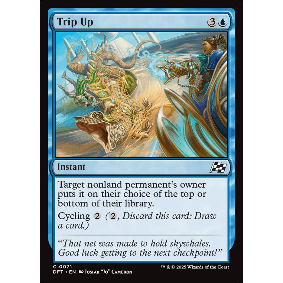 MTG: (DFT) C 071 - Trip Up การ์ดเดี่ยว Aetherdrift