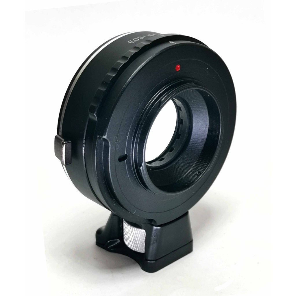 อะแดปเตอร์เมาท์เลนส์กล้อง EF EF-S-M4/3 Olympus Panasonic คู่มือโฟกัส Iris Control Canon EF FES ถึง M