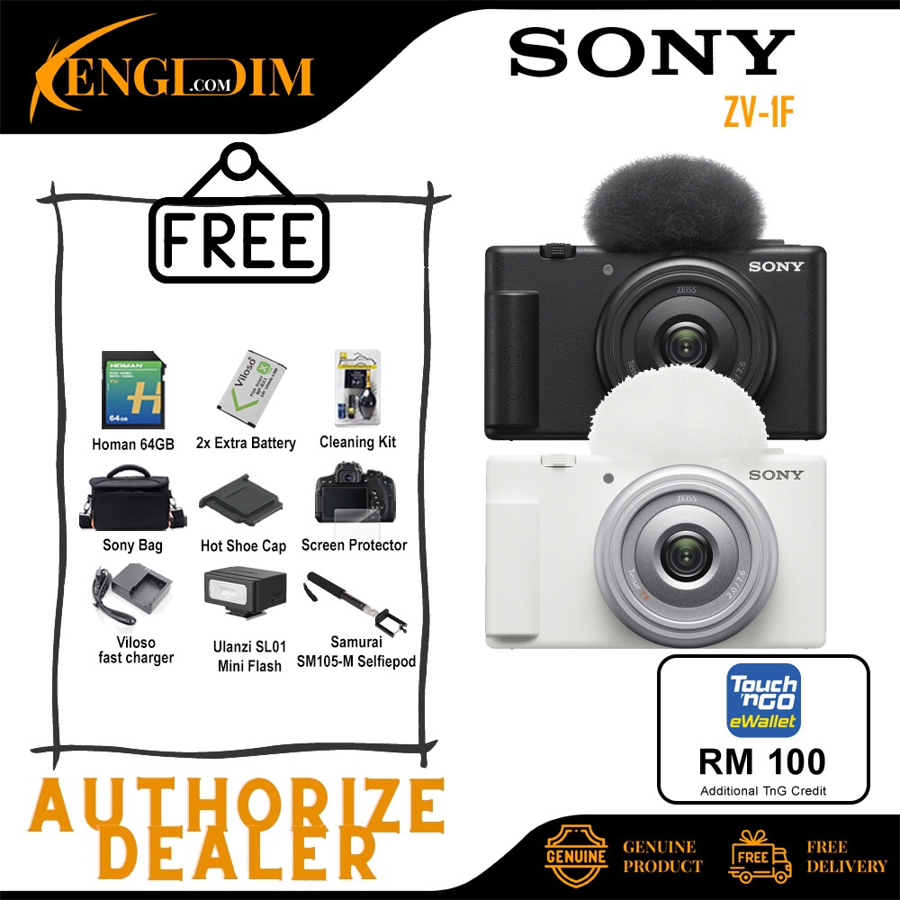 กล้อง Vlogging Sony ZV-1F / ZV1F