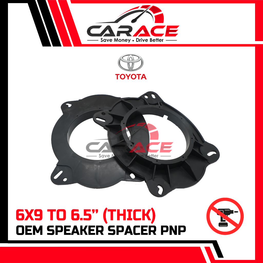 6x9 ลําโพง Spacer อะแดปเตอร์ 6x9 ถึง 6x9 / 6x9 ถึง 6.5 Mount Bracket สําหรับ TOYOTA Alphard Vellfire