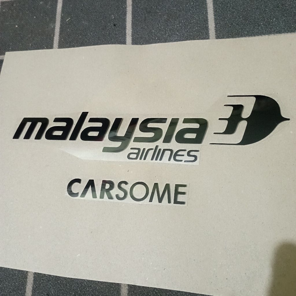 (PATCH SAHAJA) SPONSOR DEPAN & SLEEVE PATCH : AlRLlNES & CARS0ME