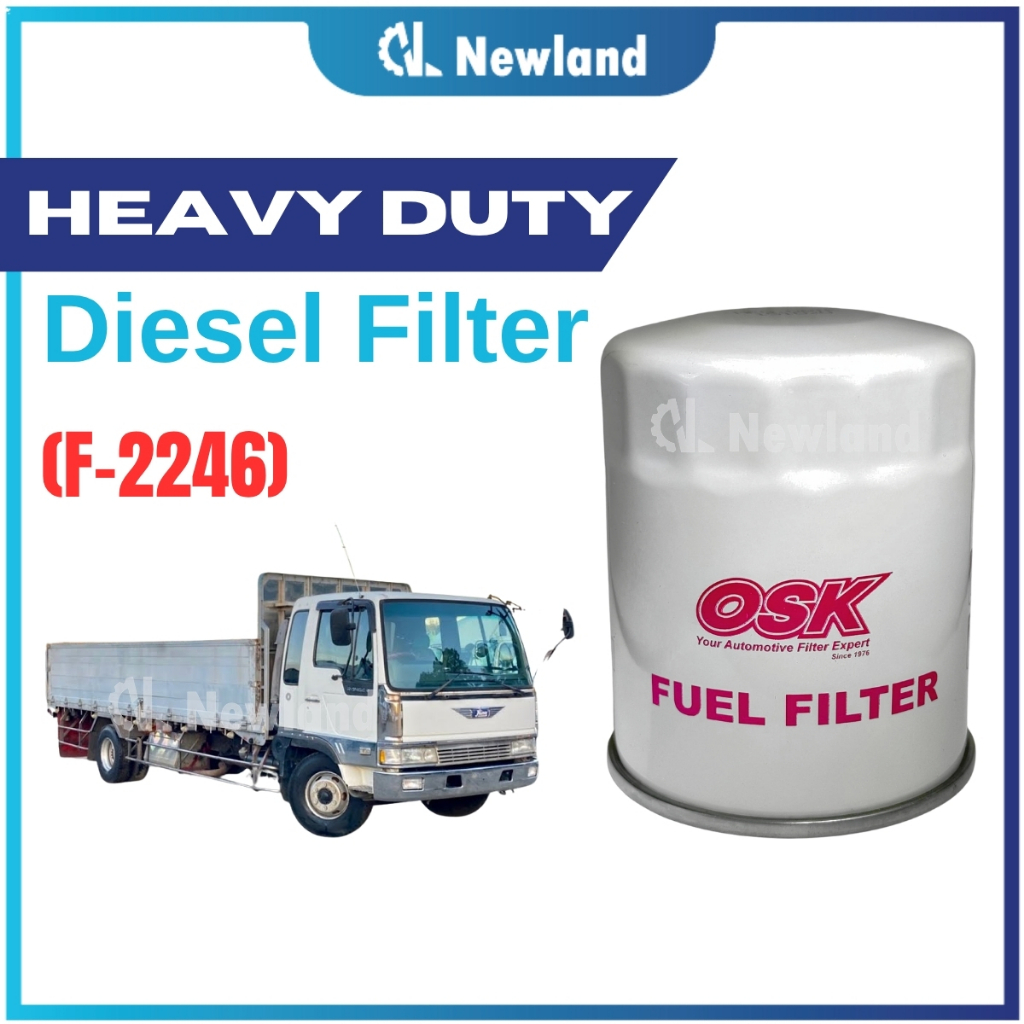 กรองดีเซล/กรองน้ํามันเชื้อเพลิง-Lorry Hino FG WU300, HO7D, HO7C (23401-1332) F-2246