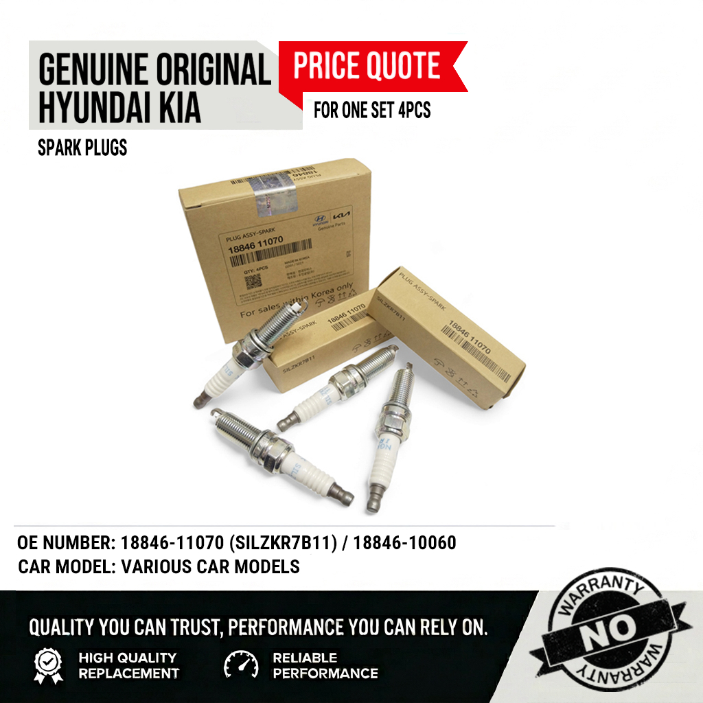 Hyundai Elantra MD 1.8 / Hyundai Elantra AD 2.0 หัวเทียนอิริเดียม (18846-11070)