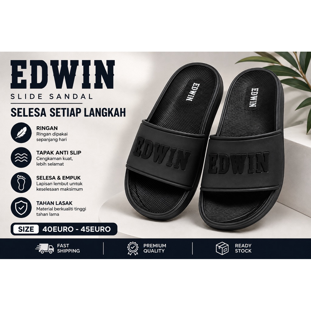 รองเท้าแตะ Edwin Lelaki |
