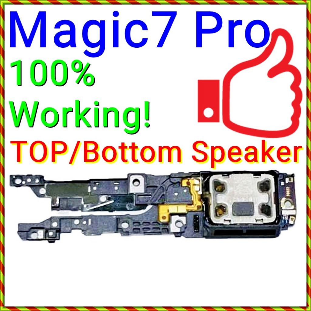(การทํางาน 100%) ใหม่ TOP หูฟัง/เพลงด้านล่างลําโพง Loud Buzzer สําหรับ Honor Magic 7 Pro / PTP-N49