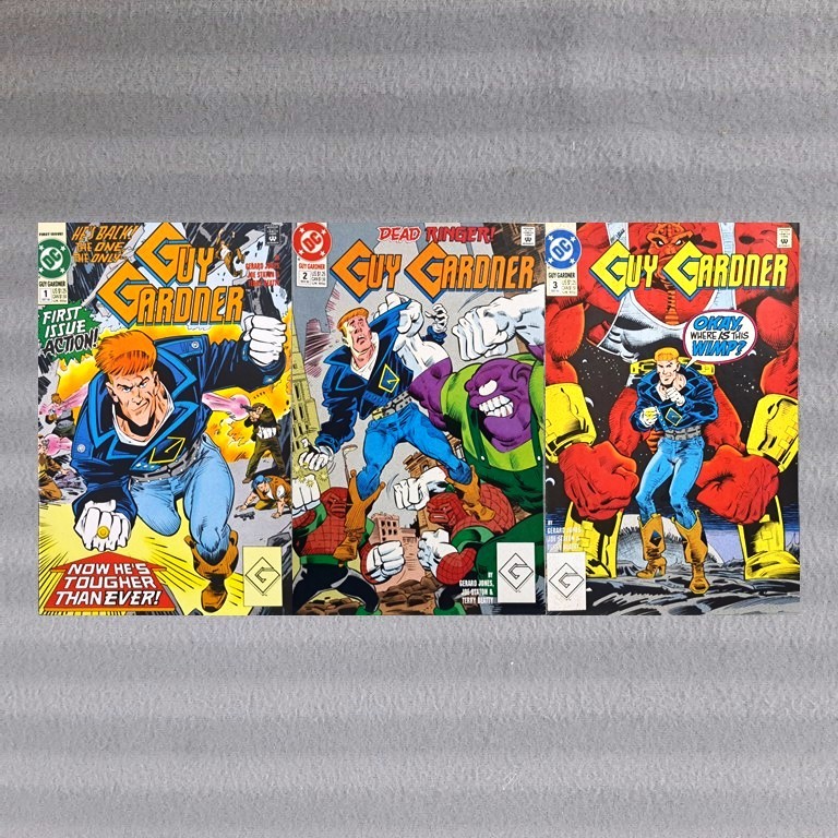 Guy Garder: Warrior 1- 3 3/44 ชุดบางส่วน (DC Comics) Gerard Jones, Joe Staton (GREENLANTERN)