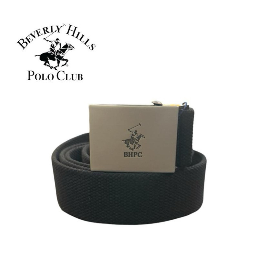 BEVERLY HILLS POLO CLUB เข็มขัดหัวเข็มขัดผ้าแคนวาส BHB053-C4