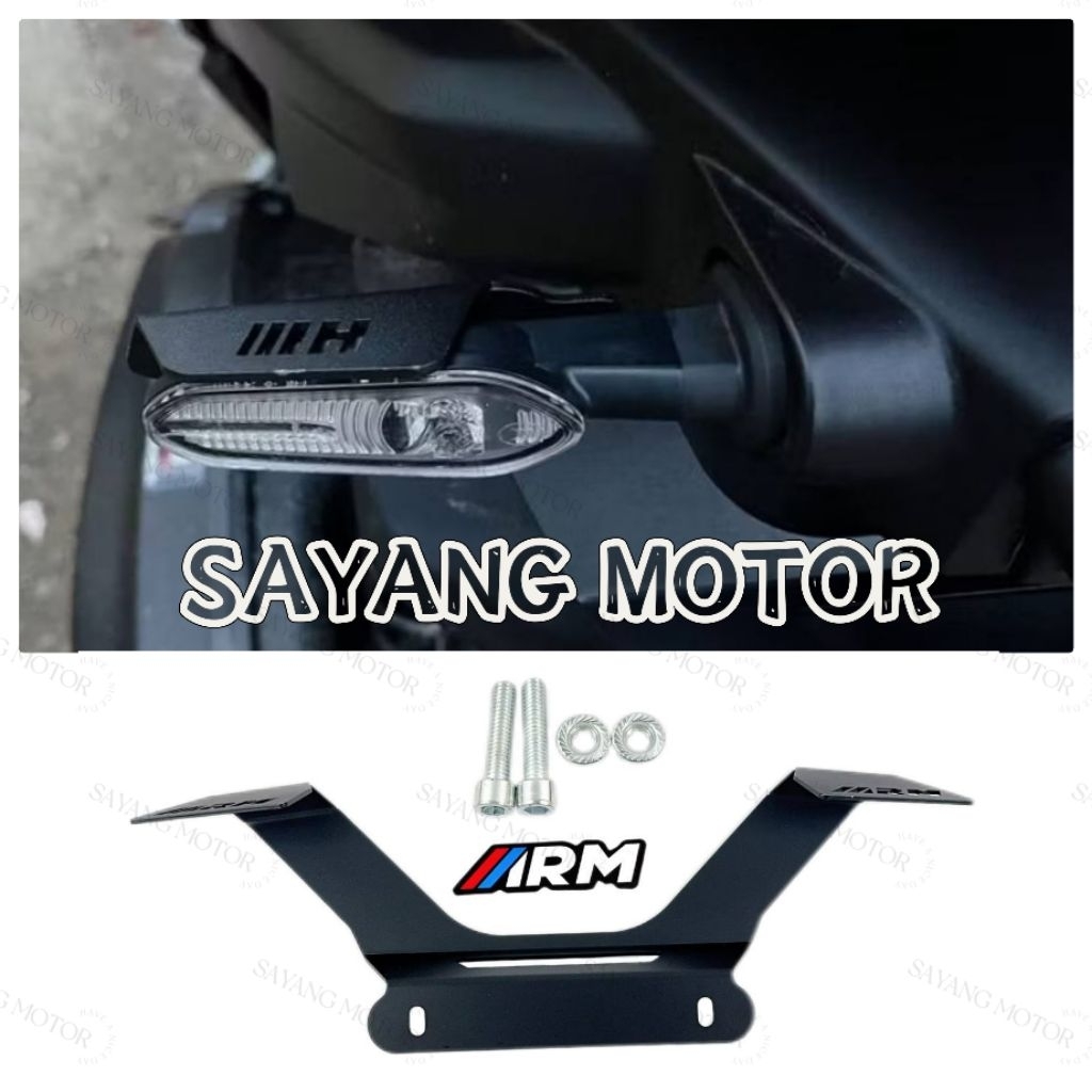 YAMAHA NVX155 V3 2025 ไฟป้ายด้านหลังมาตรฐานและฝาครอบป้องกัน ARUMI NVX NEW LAMPU BELAKANG