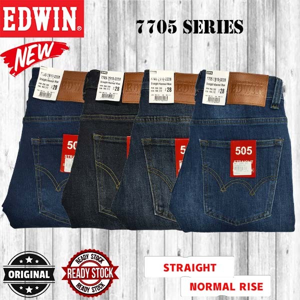 EDWIN 7705MENS STRETCHABLE JEANS STRAIGHT CUT-NORMAL RISE 7705 SERIES