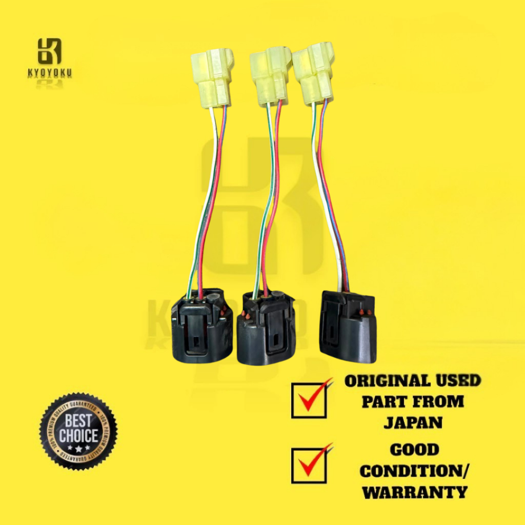 KYOYOKU-SLING CANARY VIVA ALTERNATOR SOCKET 3 PIN TO 2 PIN T SOCKET