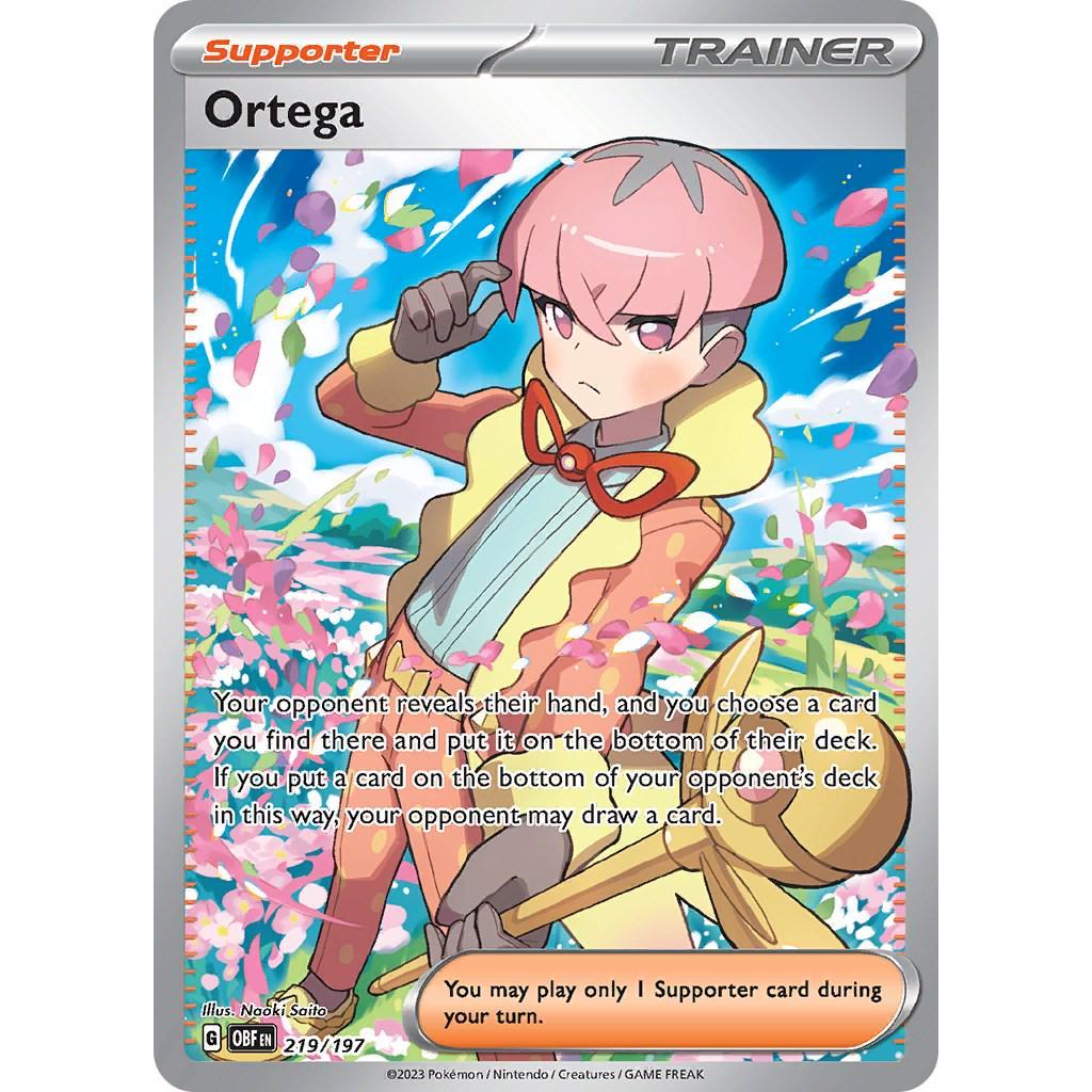 Ortega 219/197 Pokemon Obsidian Flames