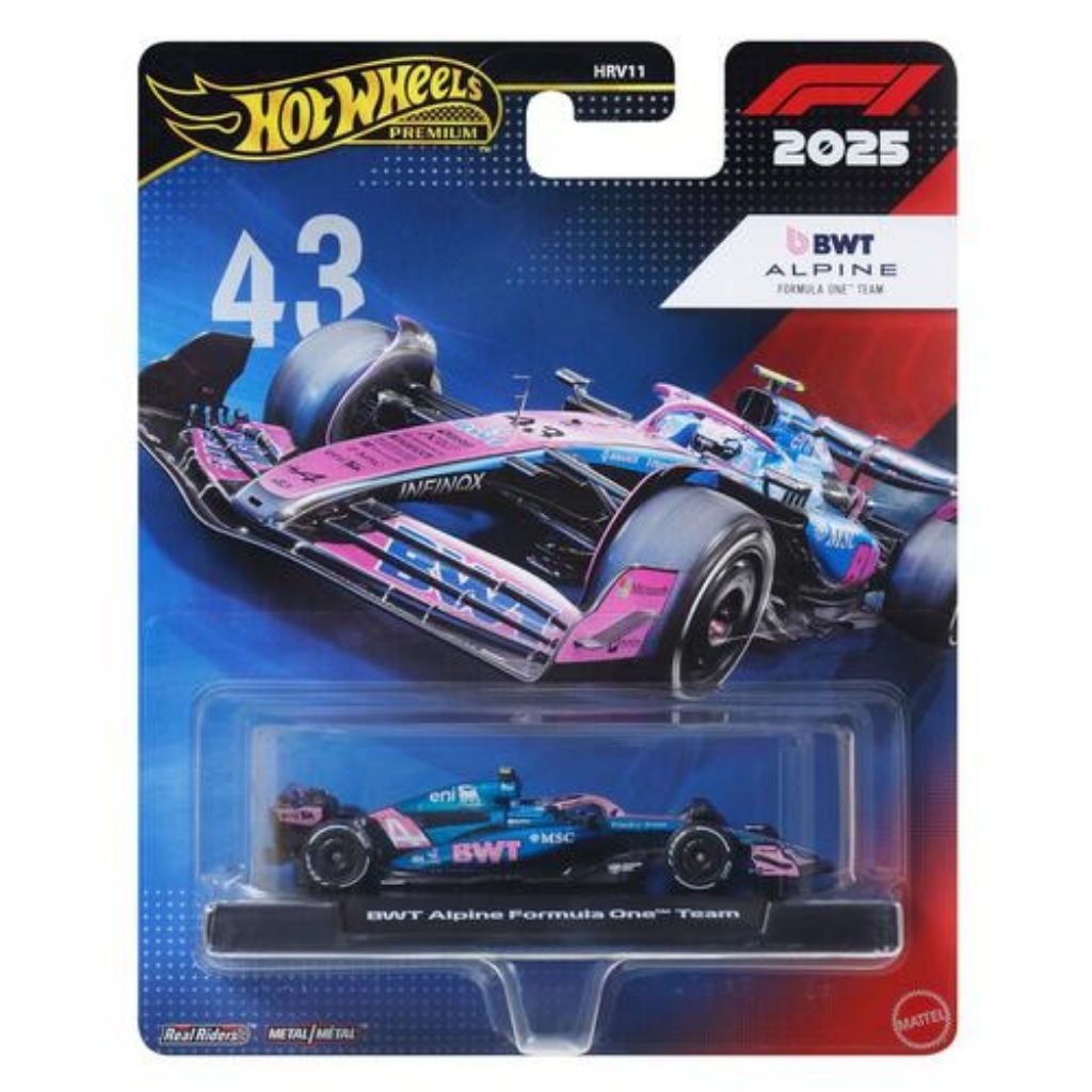 HOT WHEELS PREMIUM F1 BWT ALPINE F1 TEAM