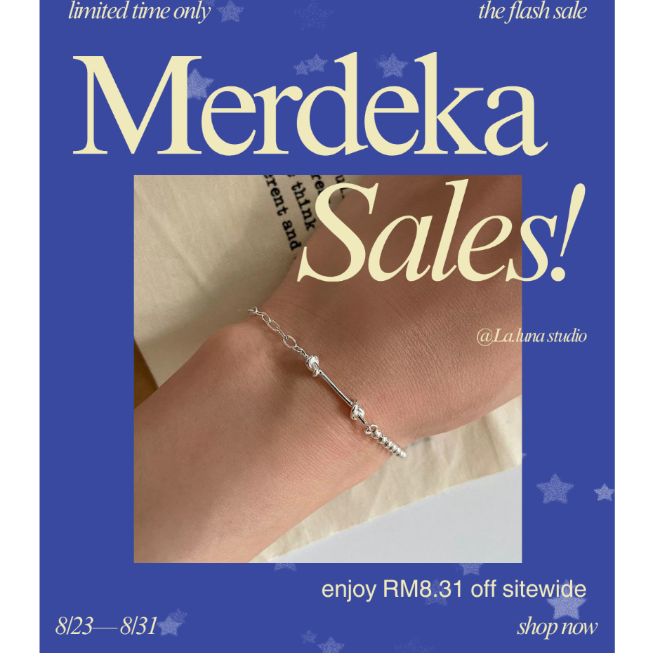 La.luna studio s925 Sterling Silver Ivy สร้อยข้อมือผูกปมผู้หญิงเกาหลีเครื่องประดับแฟชั่น