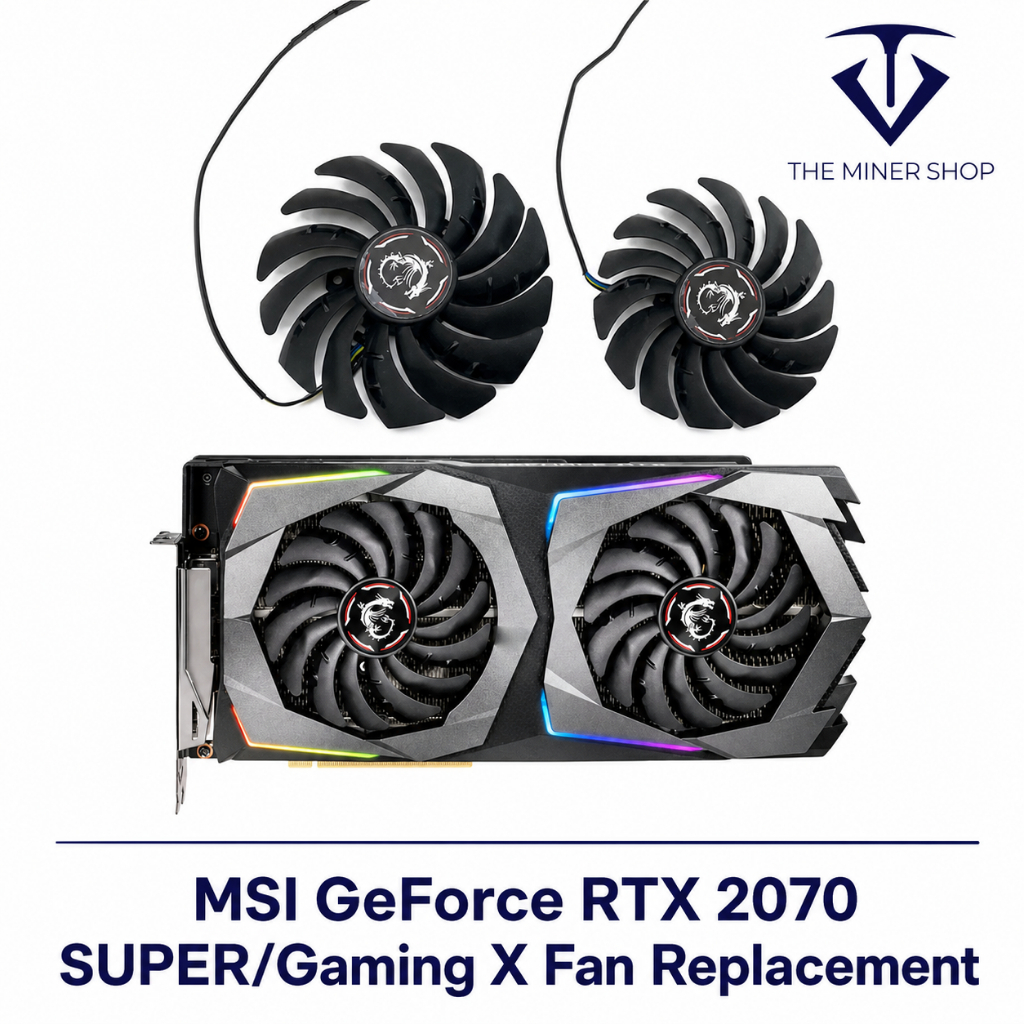 เปลี่ยนพัดลม MSI GeForce RTX 2070 SUPER/Gaming X